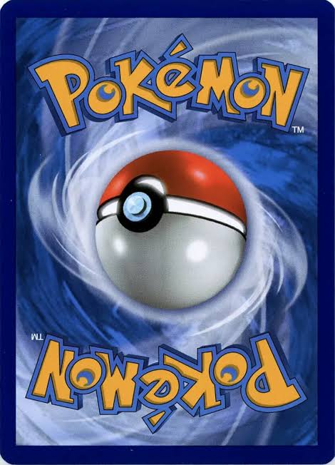 Pokémon card back